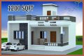 How big is a 1200 sq ft house?