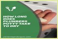 How long does it take for spot putty to dry?